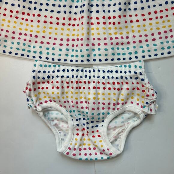 NWT Hanna Andersson Polka Dot Dress & Bloomers 80 - Picture 3 of 6